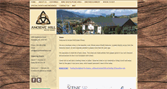 Desktop Screenshot of ancienthillwinery.com